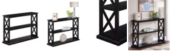 Convenience Concepts Oxford Deluxe 3 Tier Console Table